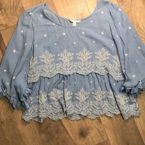 American Eagle 3/4 length sleeve top size xxl